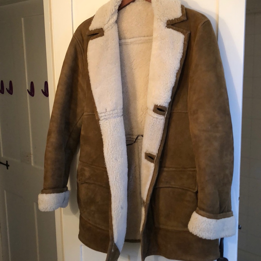 Warm, soft sheepskin jacket